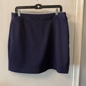 Navy golf skort